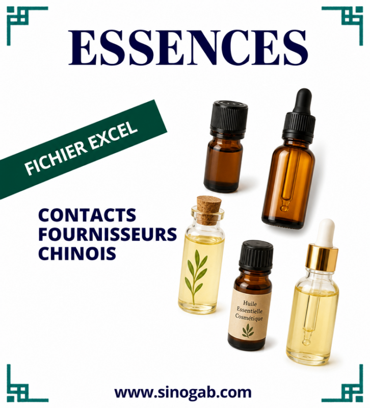 Contacts Fournisseurs Essences & Bases Parfumées Chine