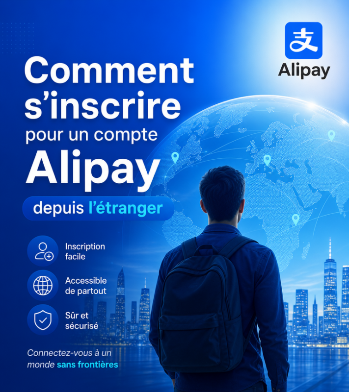 Guide de Validation : Créer et Activer son Compte Alipay depuis l'Étranger