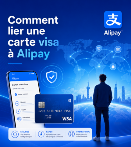 Guide Visuel Step by STEP : Configurer Alipay avec une Carte (Visa / Mastercard)