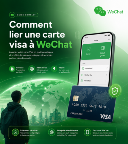 Guide Visuel Step by STEP : Configurer WeChat avec une Carte (Visa / Mastercard)