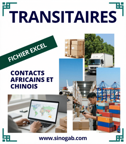 Contacts Transitaires & Agents Logistiques Chine–Afrique — Fret Aérien & Maritime