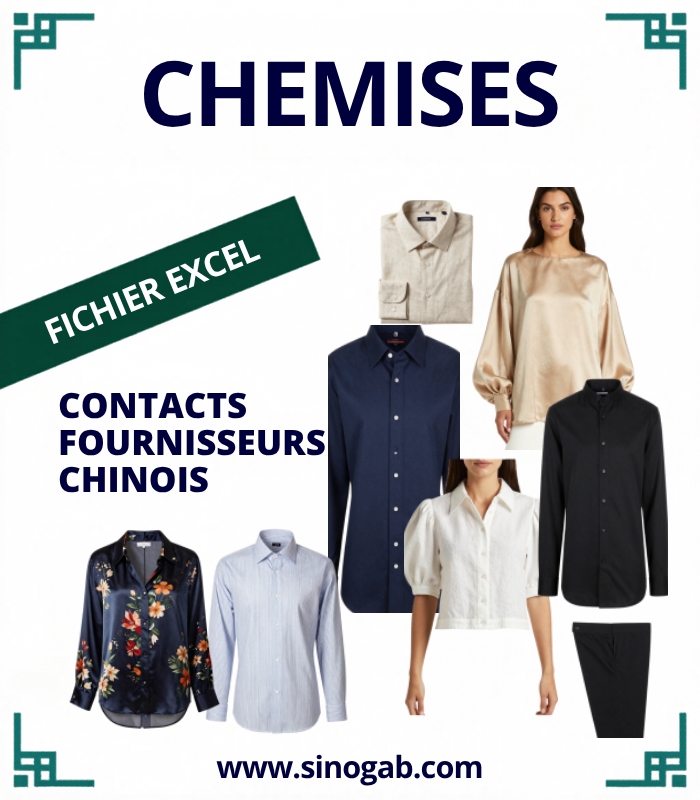 Contacts Fournisseurs Chemises & Hauts Chine — Usines, Grossistes