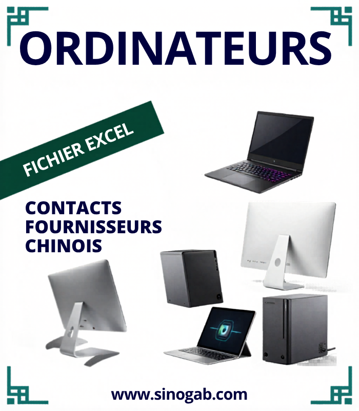 Contacts Fournisseurs Chine – Ordinateurs (WhatsApp / WeChat)