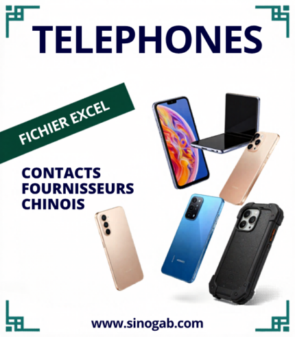 Carnet de Contacts Fournisseurs Téléphones & Smartphones Chine
